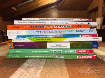 Libri scolastici usati a 2€ - Fisica / Disegno