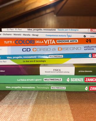 Libri scolastici usati a 2€ - Fisica / Disegno