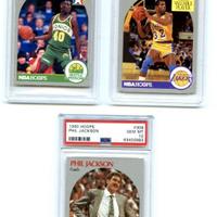 3 card NBA 1990 NBA Hoops  - Shawn Kemp, Magic