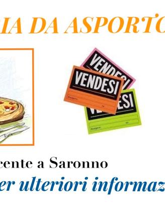 134/26 PIZZERIA DA ASPORTO mq 60 adiacente Saronno