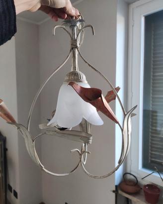 piccolo lampadario stile floreale