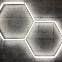 Led nido d’ape esagonale garage officina auto