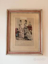 Tris di stampe francesi vintage – Illustrazioni di