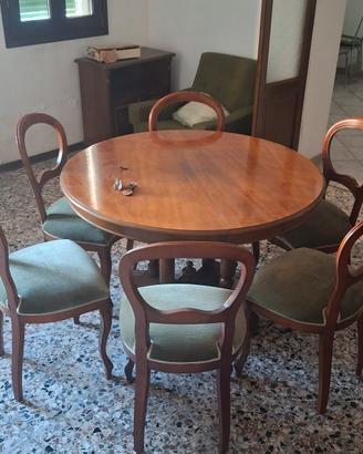tavolo con 6 sedie