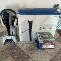 PLAYSTATION 5 - cuffie - 9 giochi