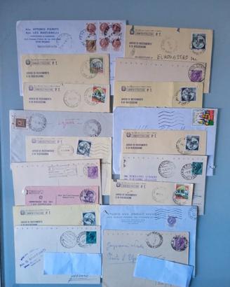 Repubblica 18 buste, cartoline postali e avvisi
