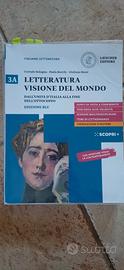Libro Letteratura visione del mondo 3A