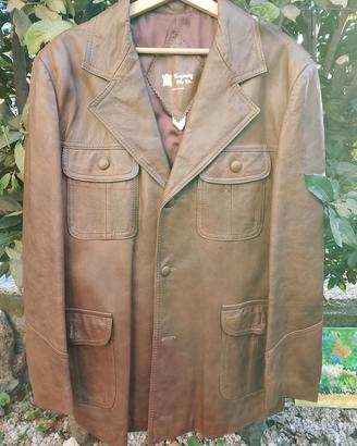 giaccone in pelle regency made in Canada 