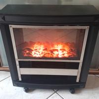 Stufa Caminetto Elettrico Portatile con ruote