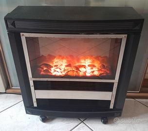 Stufa Caminetto Elettrico Portatile con ruote
