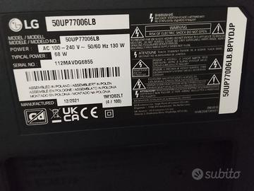 LG TV 50 pollici