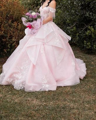 Abito Cerimonia Principesco Rosa