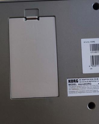Sportello batterie Korg Microkorg 