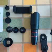 kit lenti camera per cellulari 