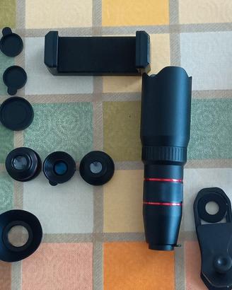 kit lenti camera per cellulari 