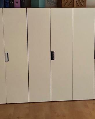 Armadio, 6 moduli a 2 ante, componibili
