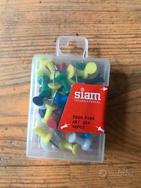 Puntine colorate 13 scatoline da 40 pezzi