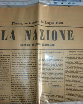 La nazione del 1859