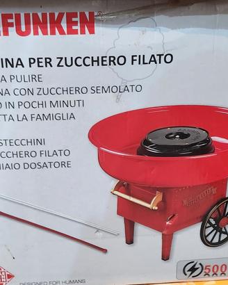 macchina per zucchero filato.