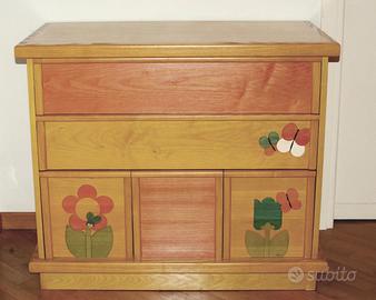 Cassettiera colorata