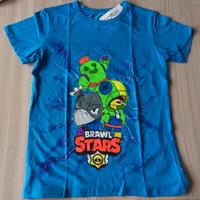 Rara Maglietta Brawl Stars fluorescente Leon Corvo