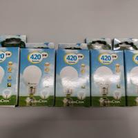 5 LAMPADINE SFERA 9 WATT E27 FLUORESCENTE