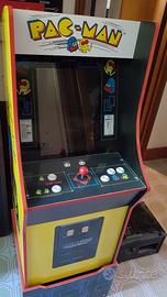 Pac Man Cabinato Bandai Legacy 12 giochi+alzata