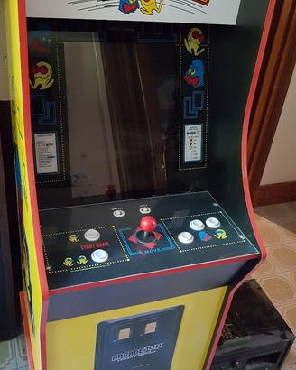 Pac Man Cabinato Bandai Legacy 12 giochi+alzata