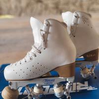 Pattini Edea Rondo misura 220 con piastra Variant.