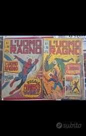 Fumetto l'uomo ragno da 1 a 4  1970