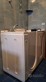 VASCA DA BAGNO PER ANZIANI AD ANGOLO - MOD. DORIS