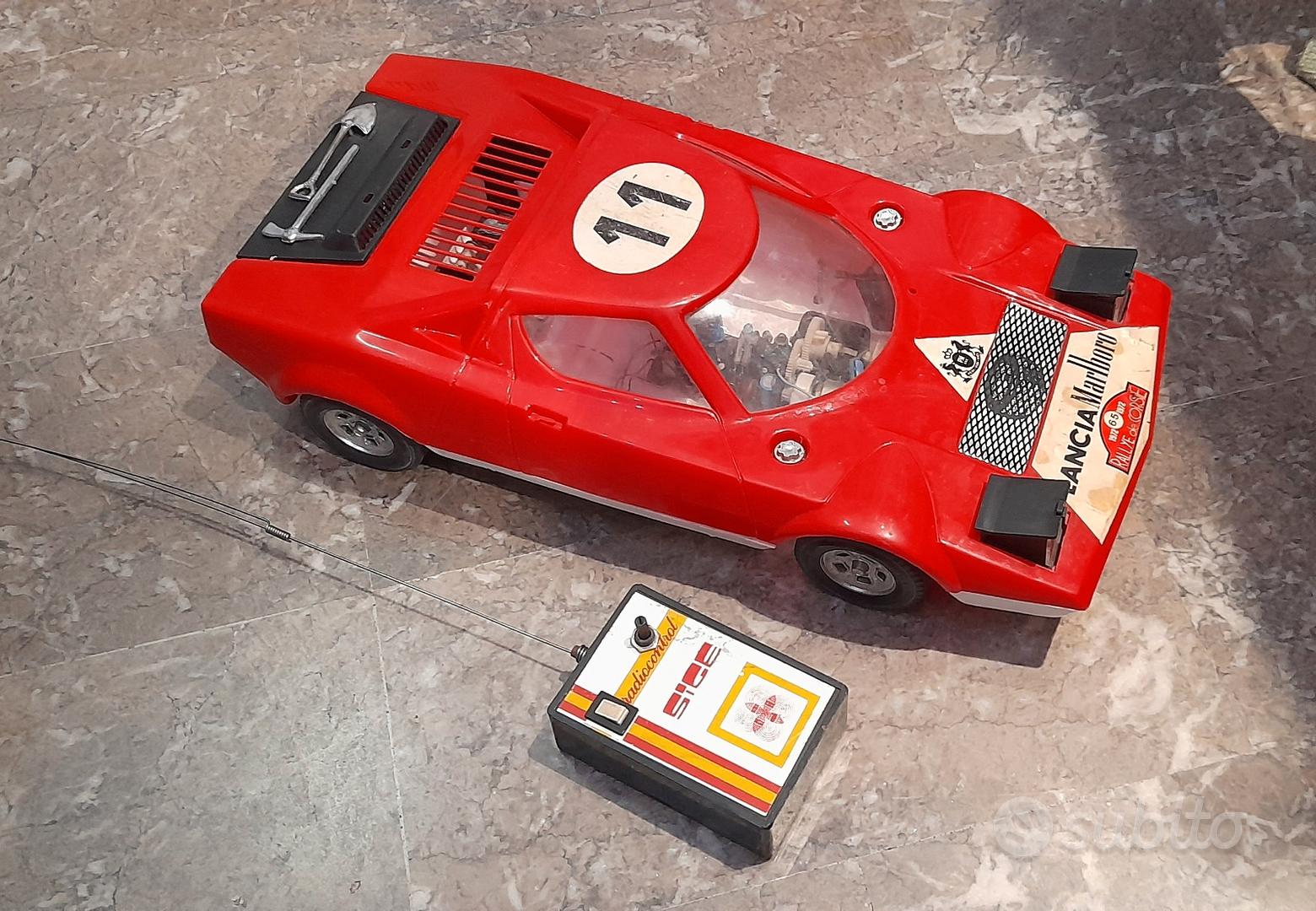 Jouet Ancien Lancia Stratos électrique Années 70 - Tôle, 25 Cm, Fabriqué En France - État Parfait