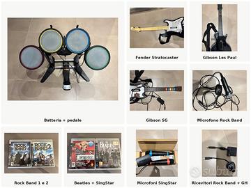 Rock Band Bundle Completo PS3 + 5 giochi