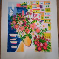 Athos Faccincani serigrafia materica