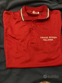Maglietta maniche corte croce rossa