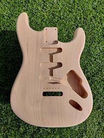 Red Alder Stratocaster Body - Unfinished 1,768 kg