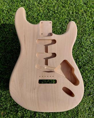 Red Alder Stratocaster Body - Unfinished 1,768 kg
