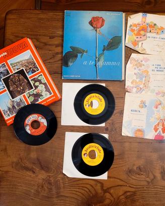 lotto vinili anni 60/80 Fabbri, Disney, Encicloped