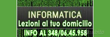 Insegnante di informatica a domicilio