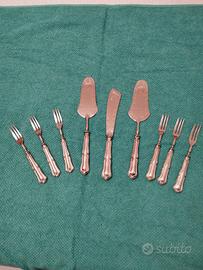 Set posate dolce argento 800 vintage