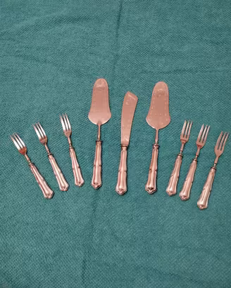 Set posate dolce argento 800 vintage