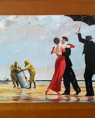 Quadro “Crude Oil (Vettriano)” di Banksy