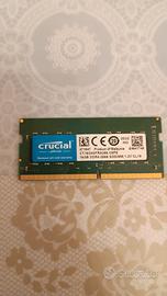 DDR4 16 GB 2666MHZ CRUCIAL SODIMM