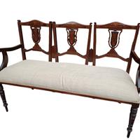 antico divanetto vittoriano metà 800