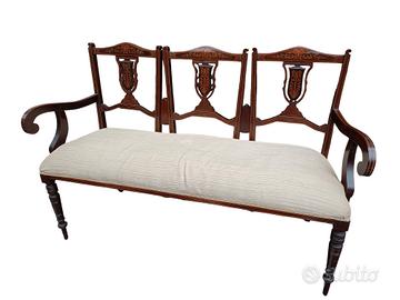 antico divanetto vittoriano metà 800