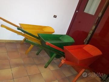 CARIOLE DA ARREDO NEGOZIO O GIARDINO 