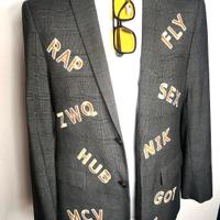 Blazer Giacca Elegante Grigio scuro  YOUNG Fit. 