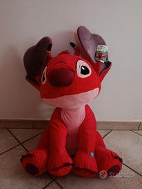 Peluche originale Disney di Stitch rosso