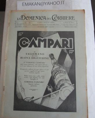 DOMENICA DEL CORRIERE N 37 / 1937 DIV. LITTORIO