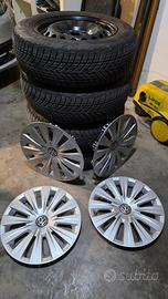 Gomme termiche Goodyear 195/65R15 91T + cerchi